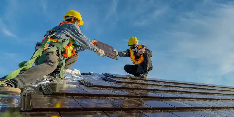 Toiture après démoussage